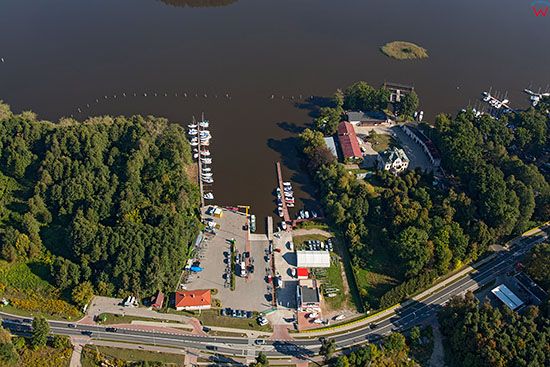 Ilawa, port Zwiazku Gmin Jeziorak. EU, PL, Warm-Maz. Lotnicze.
